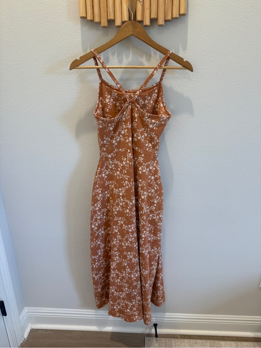 Pact Organic Rust Floral Dress Size Small - Picture 4 of 6